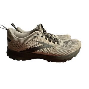 Men's Brooks Revel 5 Road Running Shoes - Ebony/Alloy/Metallic. US 9.5 Medium/D